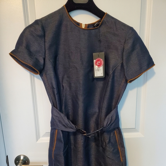 Giorgio armani denim style sheath dress - Picture 9 of 10